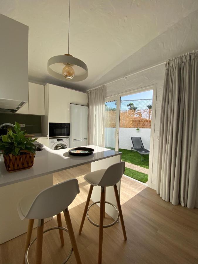 Renovated Nice Private Bungalow Playa del Ingles  Bagian luar foto