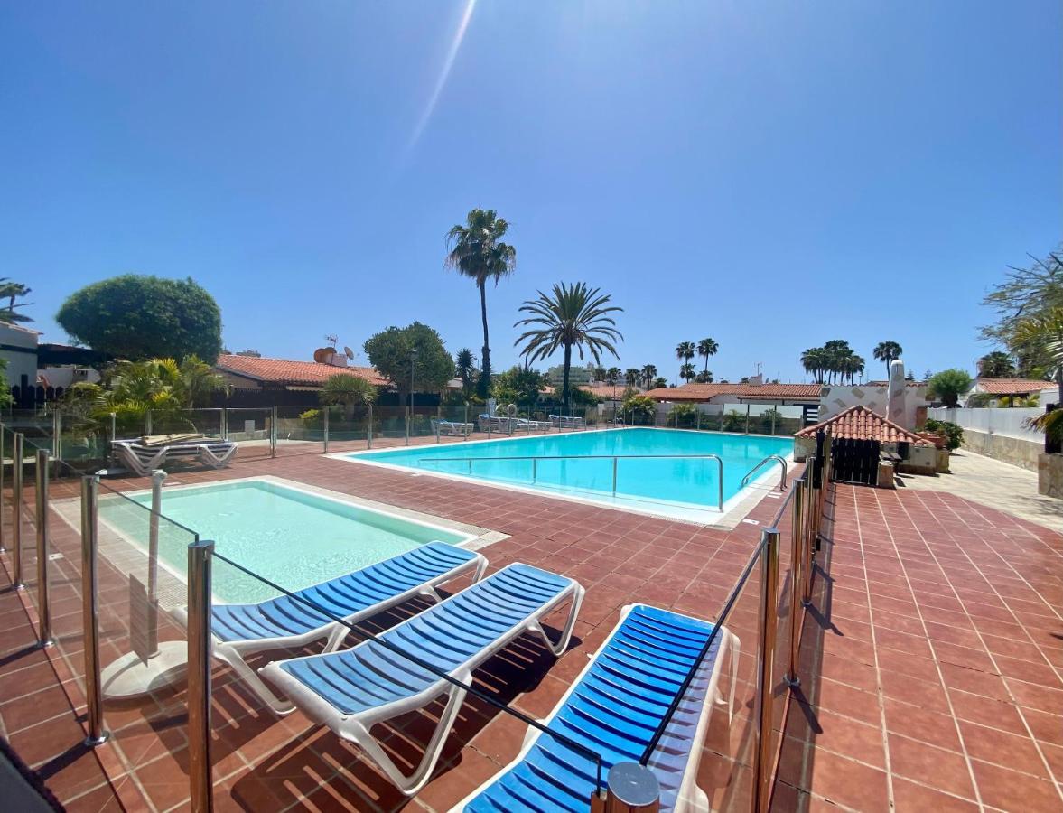 Renovated Nice Private Bungalow Playa del Ingles  Bagian luar foto