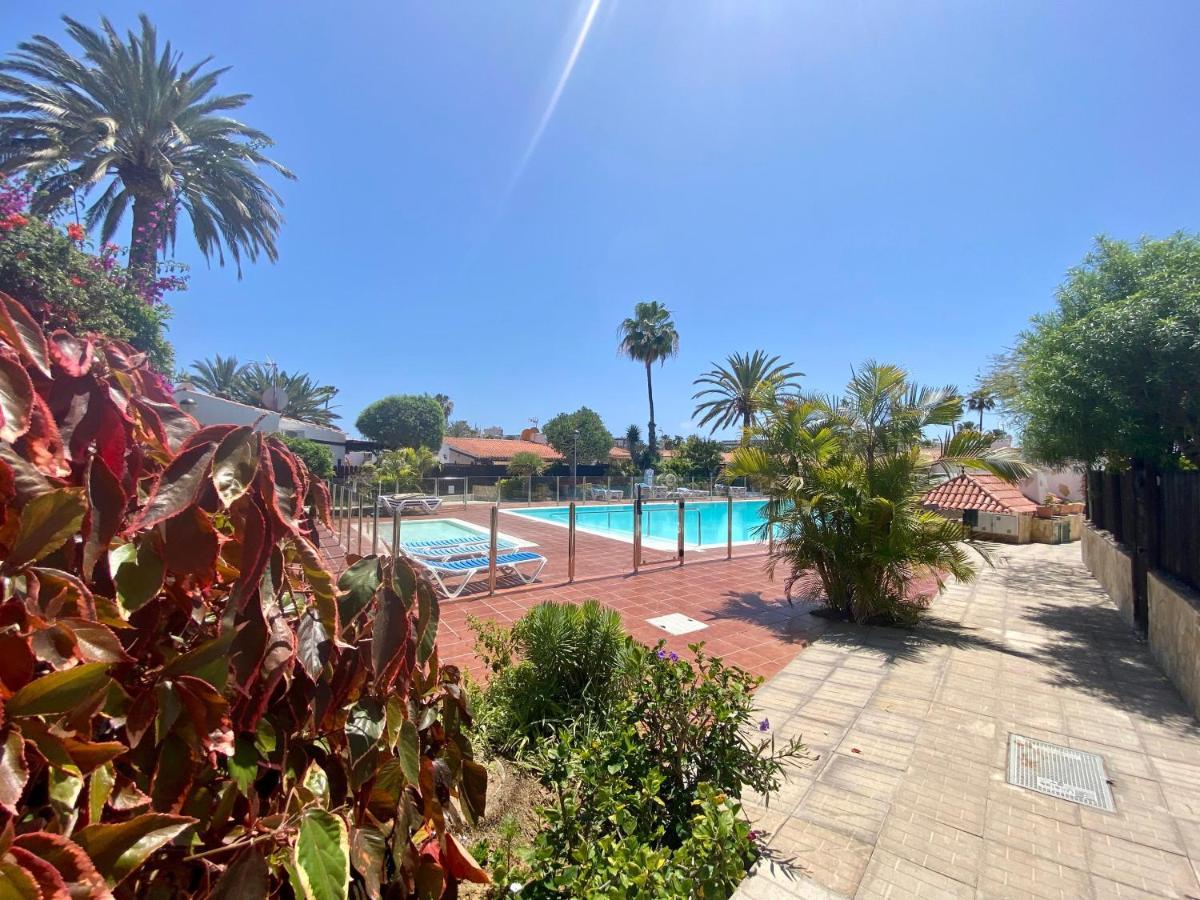 Renovated Nice Private Bungalow Playa del Ingles  Bagian luar foto